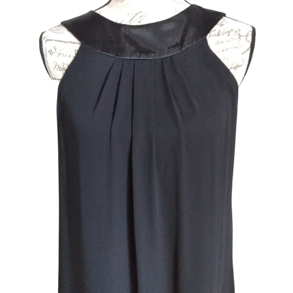j.b.s Ltd Halter Neck Satin Collar Sleeveless Dress - Picture 3 of 8
